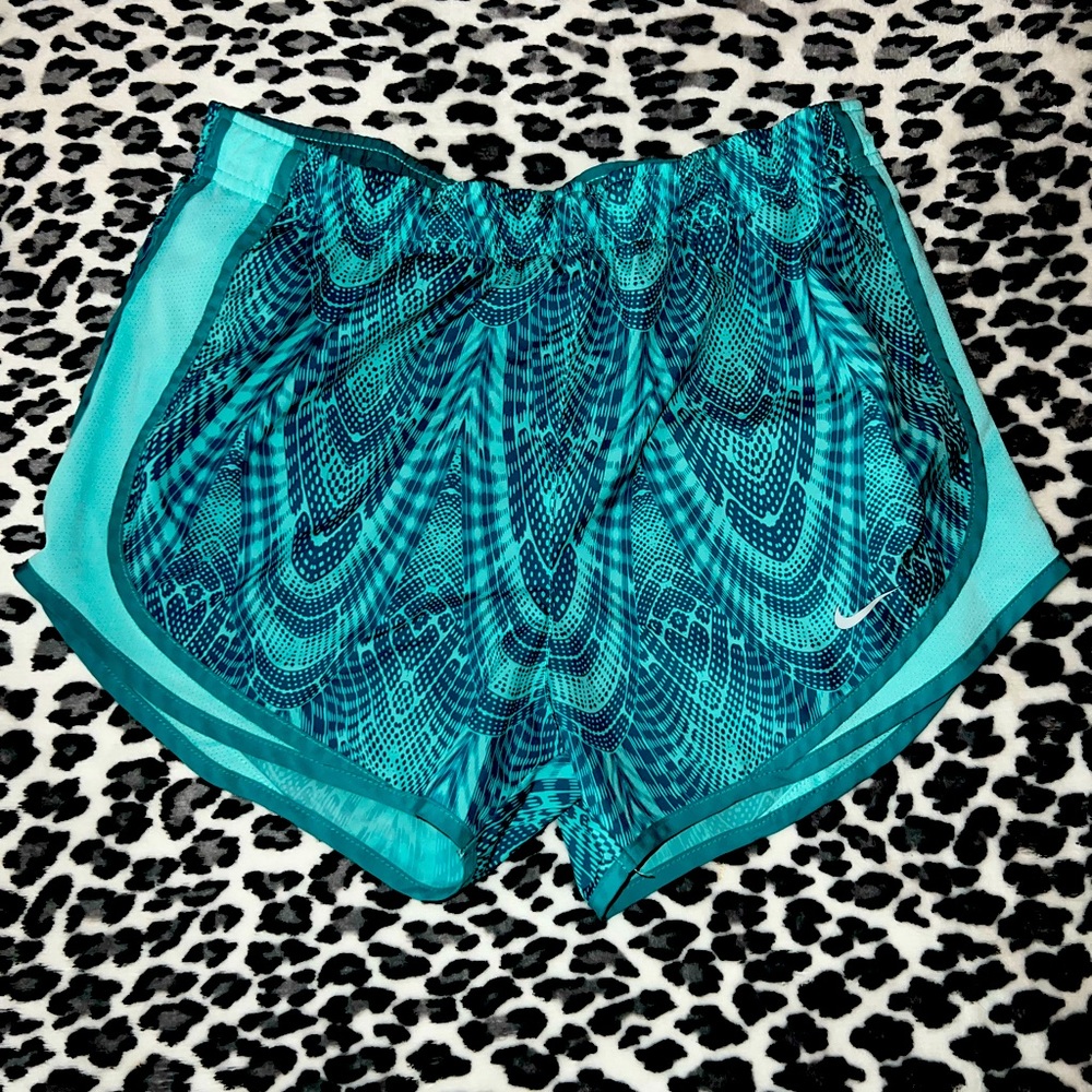 Nike Dri-Fit Shorts Size small. Teal and blue. Barely Worn.